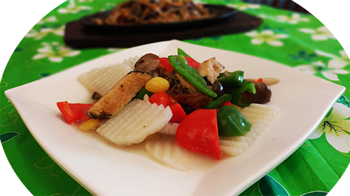 百果鮮菇山藥・中平素食之家